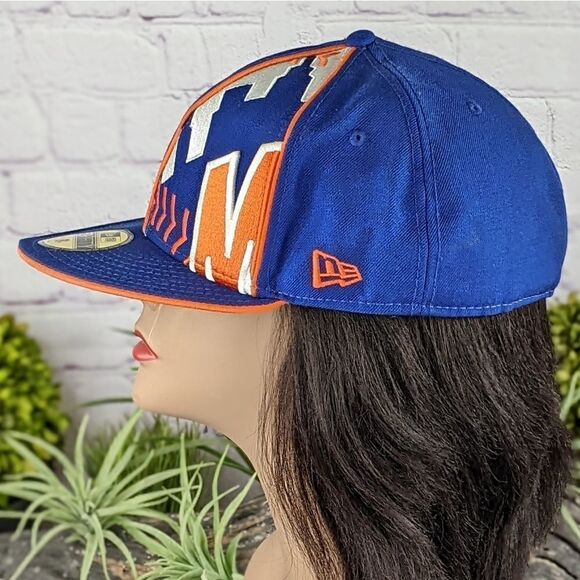 New Era MLB Custom New York Mets 59FIFTY Fitted Baseball Cap - Picture 2 of 7